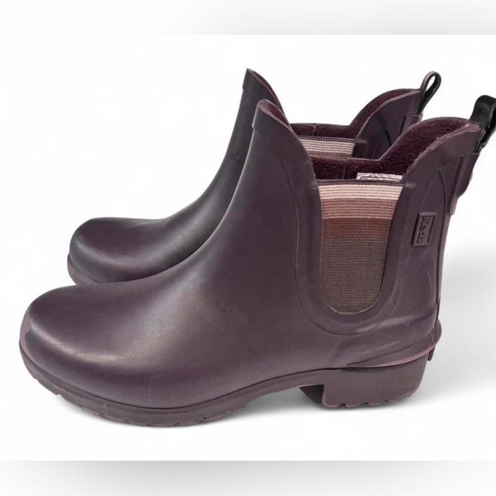 Keds Short Chelsea Rain Booties in Plum